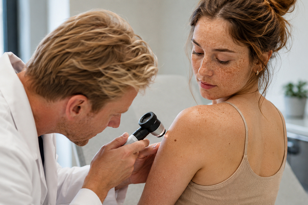 Consulta de Dermatología para lunares en Móstoles
