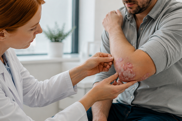 Consulta de Dermatología para psoriasis en Móstoles